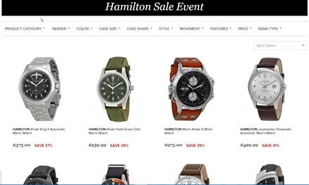 Hamilton Watches Event May 2018